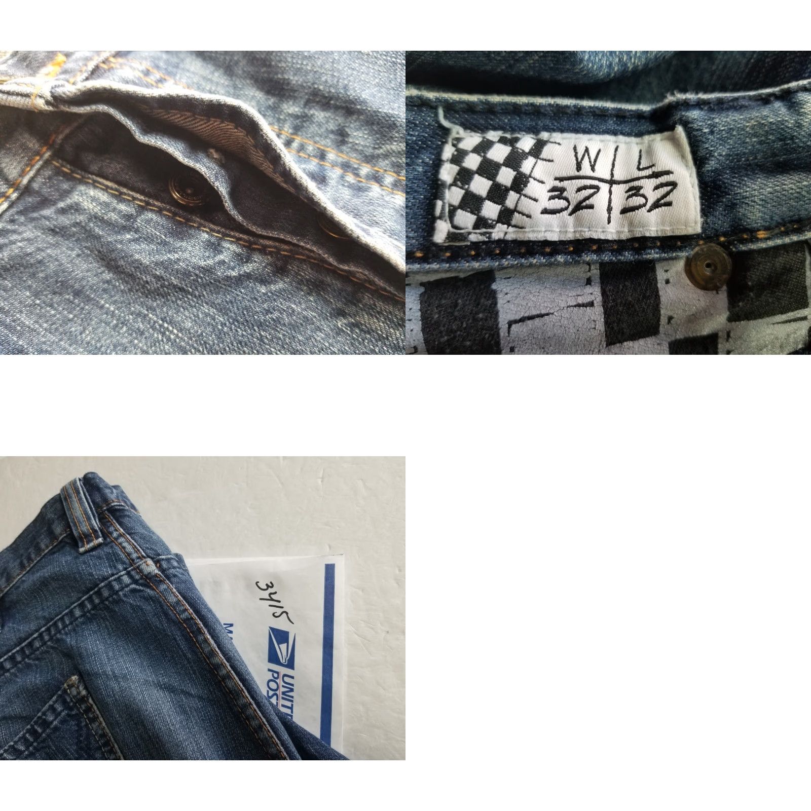 Billabong VINTAGE Billabong Jeans Mens 32x32 Denim Blue 90s Y2K Distressed See Pics Size US 32 / EU 48 - 9 Thumbnail