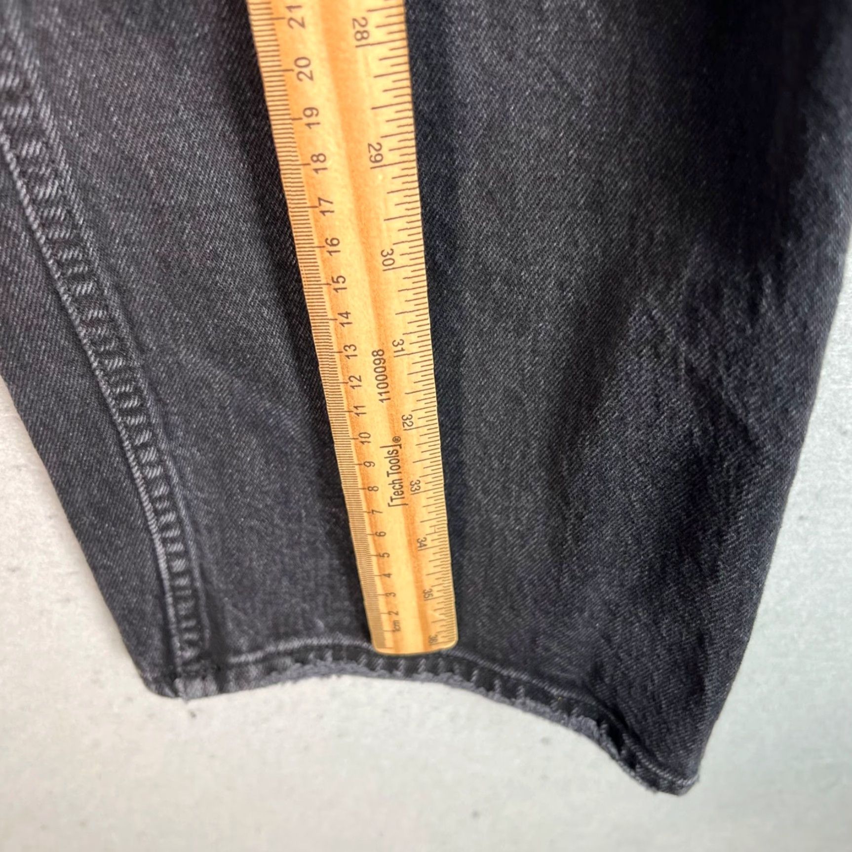 Abercrombie & Fitch VINTAGE Abercrombie & Fitch Jeans Womens 26 High Rise Denim 90s Straight Black Size 26 Womens Jeans 90s Denim Straight Black Womens Size 26" / US 2 / IT 38 - 5 Thumbnail