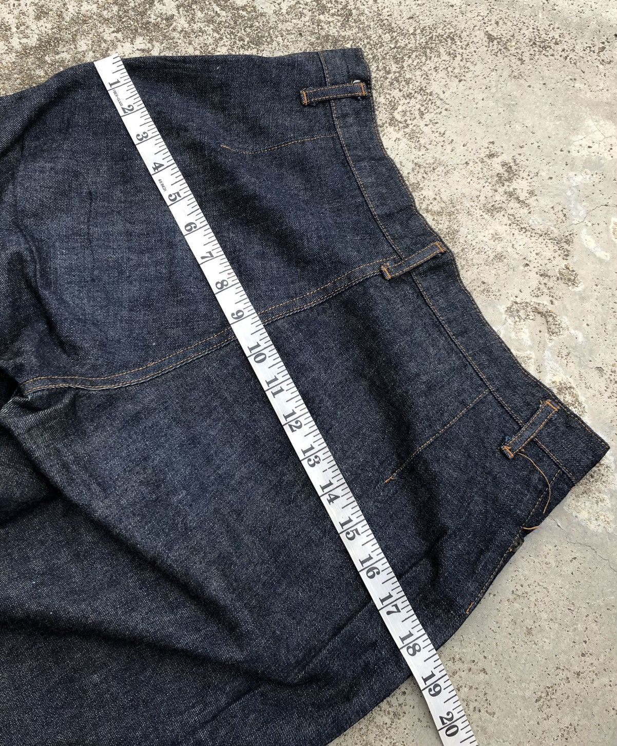Japanese Brand FLARED RELACHER BLUE JEANS Size 28" / US 6 / IT 42 - 6 Thumbnail