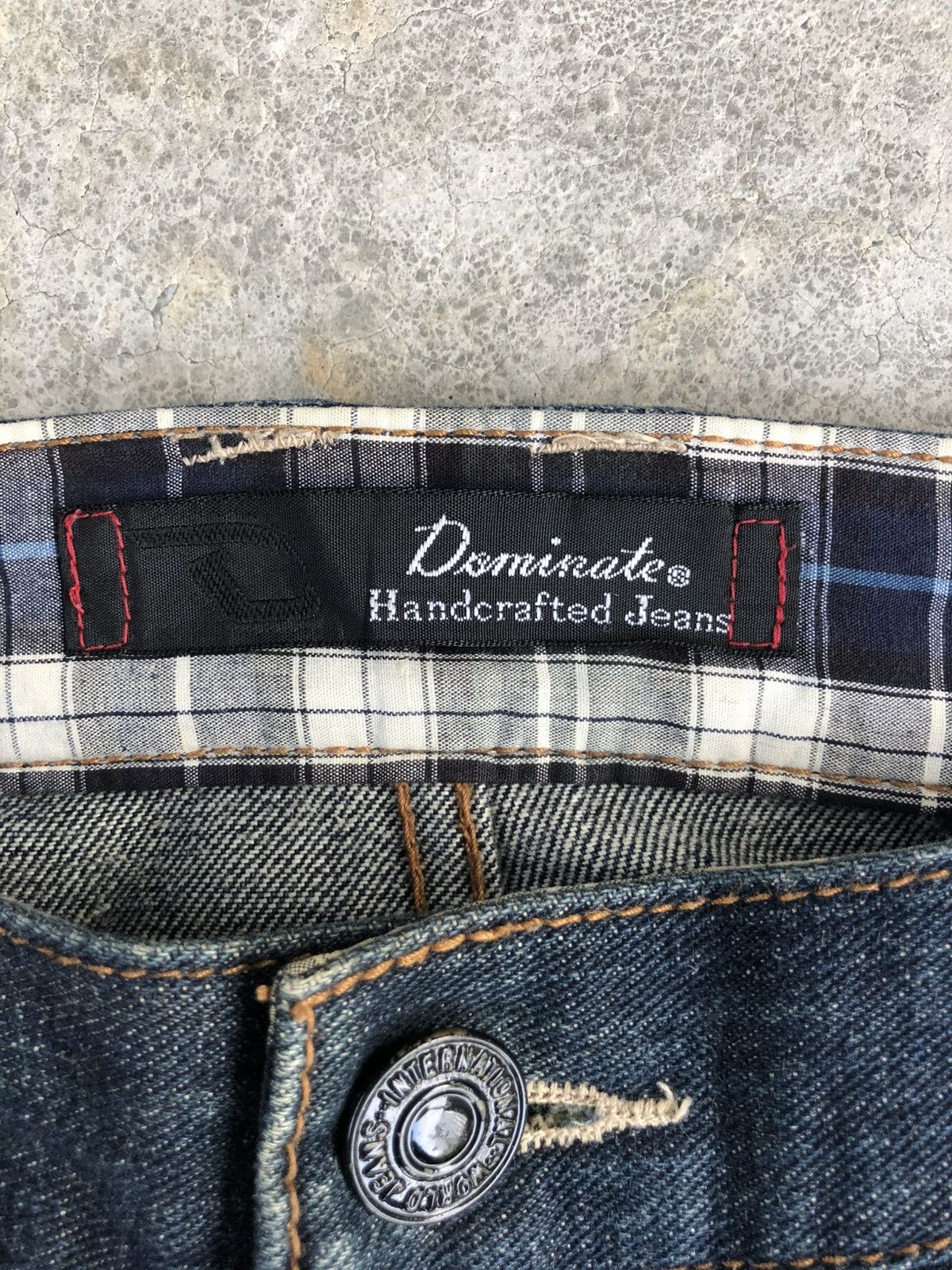 Hysteric Glamour Dominate Handcrafted Double Waist Distressed Jeans Size US 33 - 22 Thumbnail