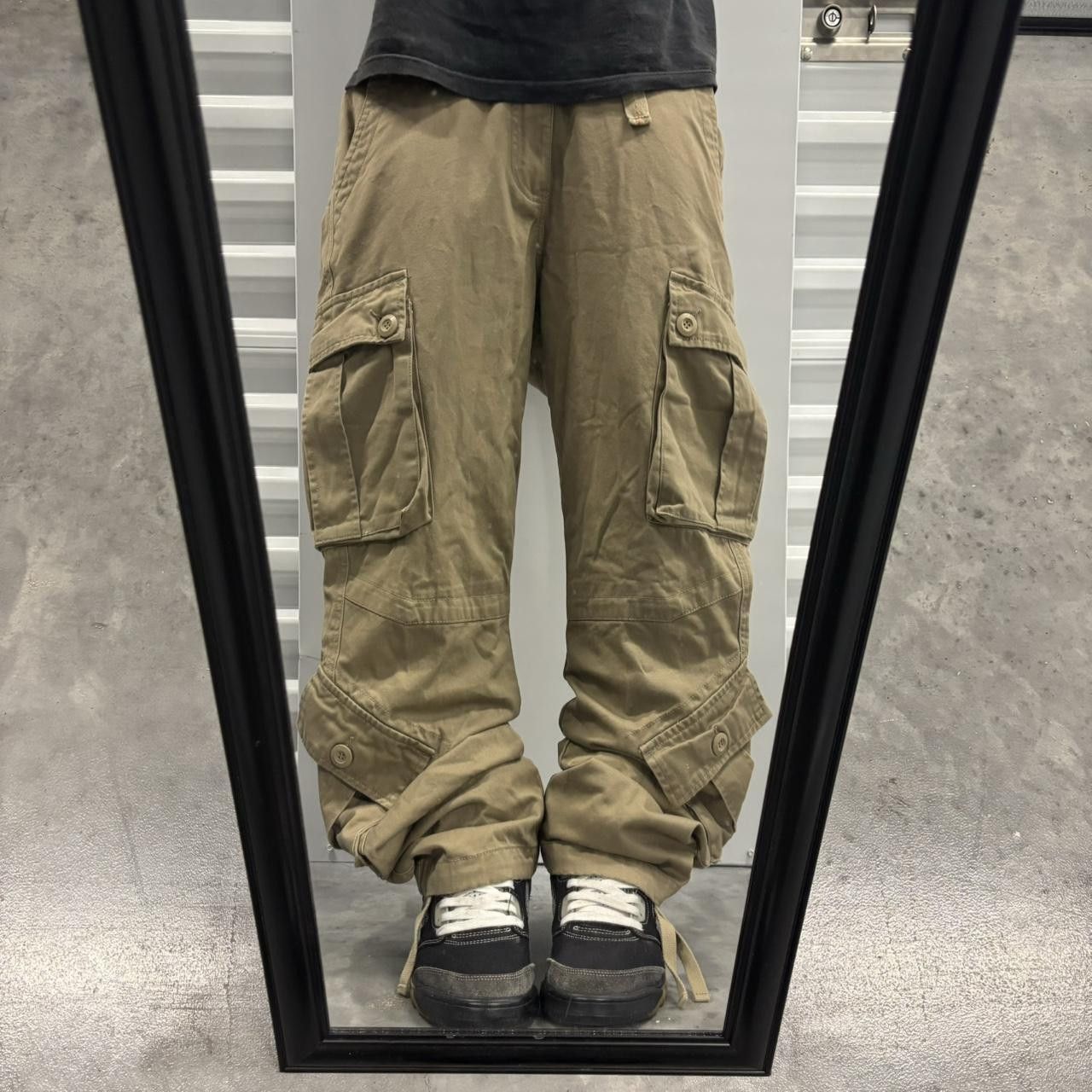 Japanese Brand × Streetwear × Vintage Crazy Vintage Y2K/2000s Grunge Tan  Skater Double Cargo Pants! | Grailed