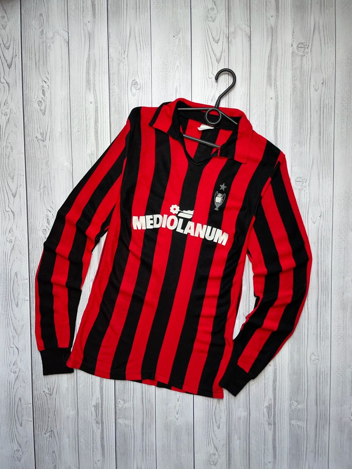 Vintage Vintage AC Milan retro jersey size Xs-S striped long