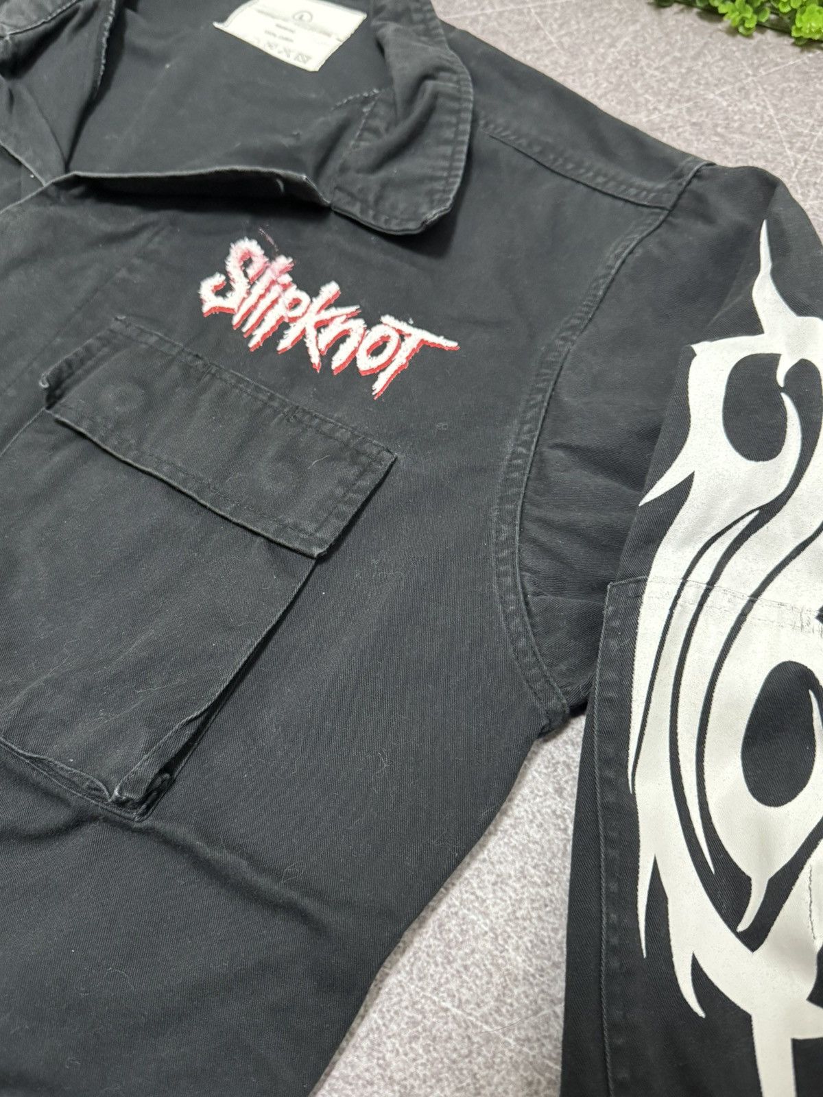 Vintage Vintage Slipknot 2008 Military Jacket Rock Band Y2k Size US L / EU 52-54 / 3 - 11 Thumbnail