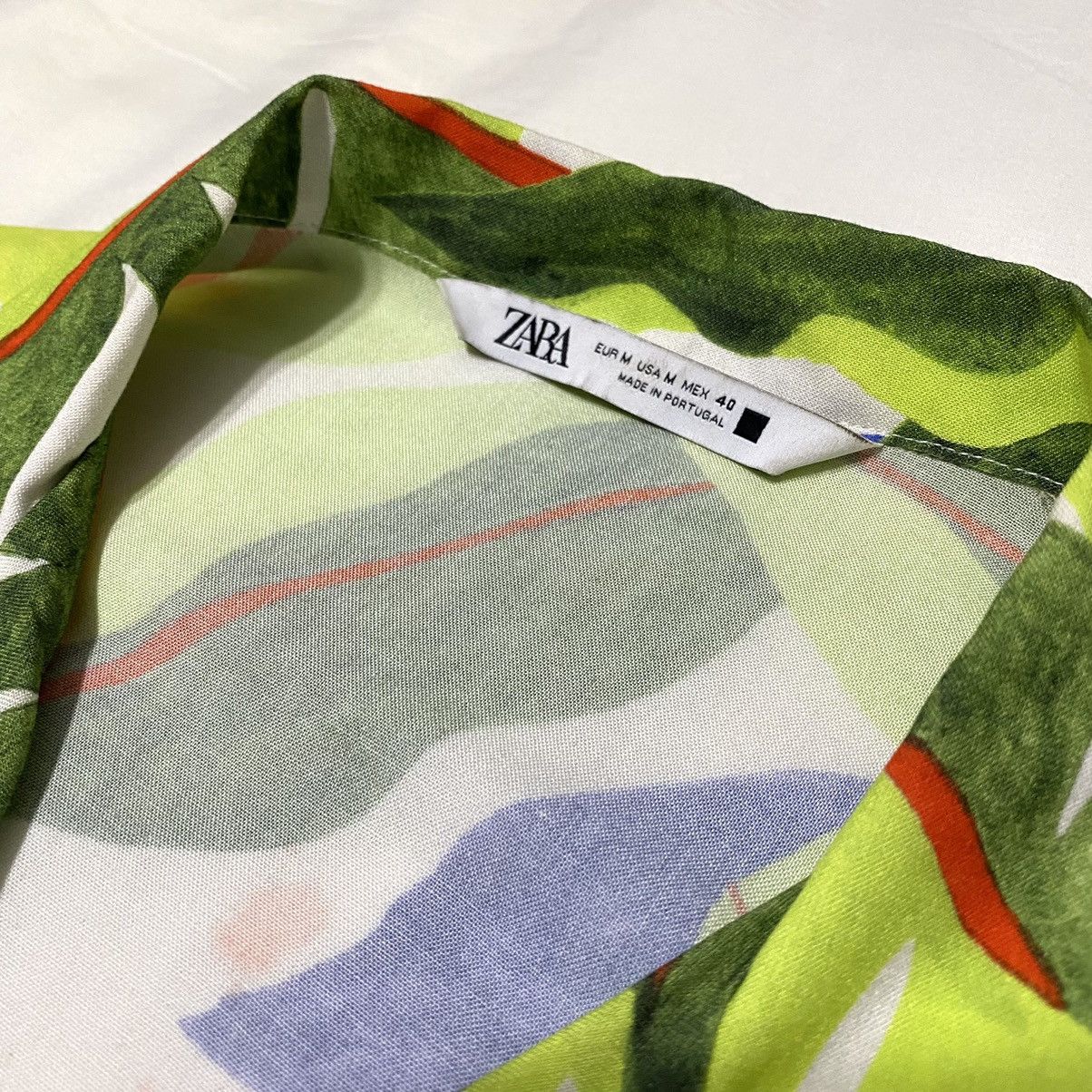 Zara Zara Camp Collar Shirt Size US M / EU 48-50 / 2 - 6 Thumbnail