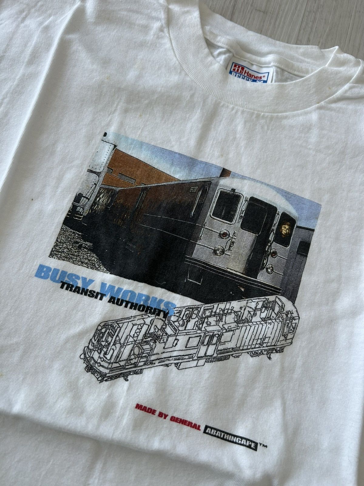 Bape VERY RARE OG 1998 A BATHING APE BUSY WORKS TRANSIT AUTHORITY Size US M / EU 48-50 / 2 - 3 Thumbnail