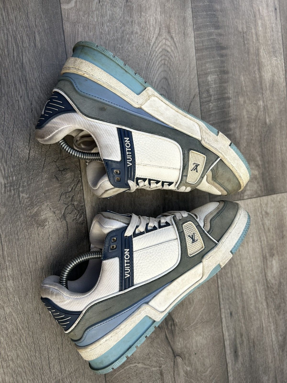 Louis Vuitton Louis Vuitton LV Trainer Sneakers Size US 5.5 / EU 38 - 6 Thumbnail