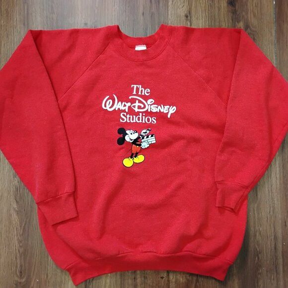 Disney Vintage Walt Disney Studios Mickey Mouse Crewneck Sweatshirt Size US XL / EU 56 / 4 - 2 Thumbnail