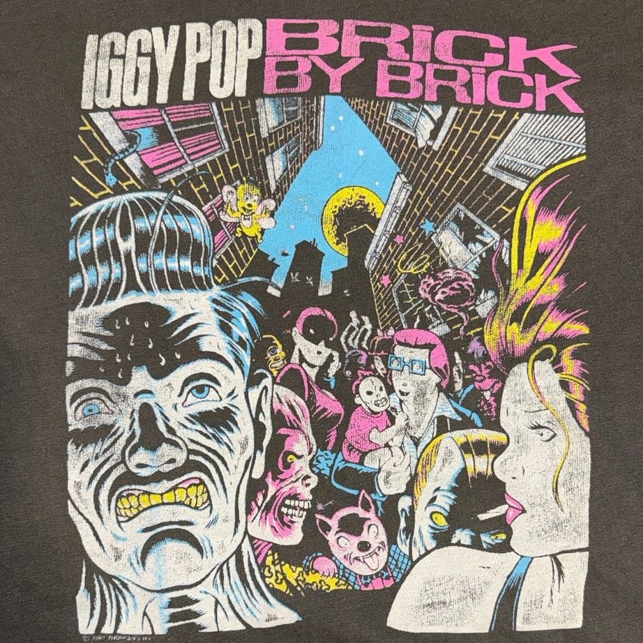 Daydreamer DAYDREAMER Iggy Pop Brick by Brick Merch Tee Size XS rare Size XS / US 0-2 / IT 36-38 - 3 Thumbnail