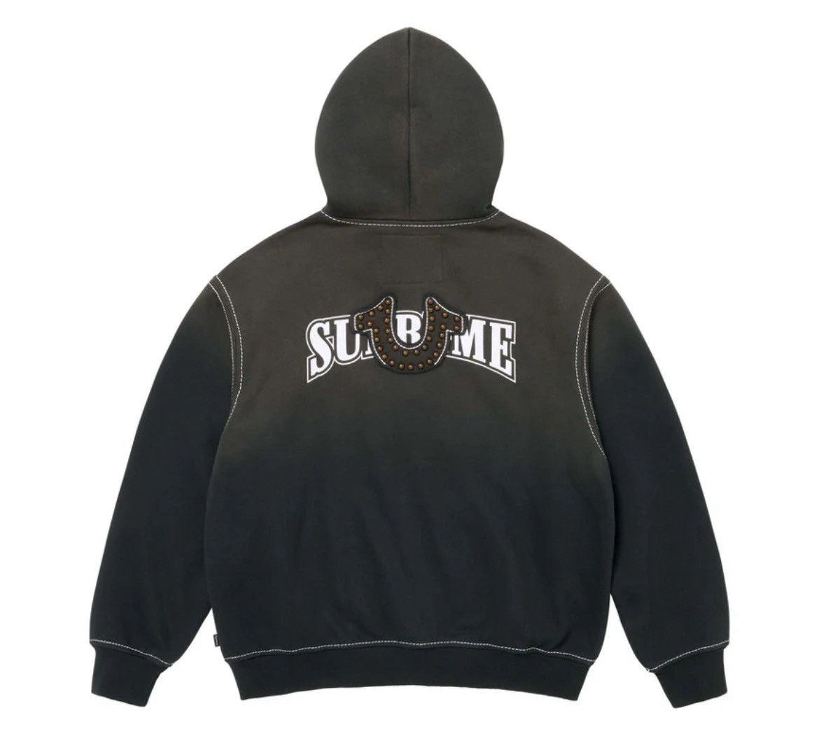 Supreme × True Religion Supreme True Religion Zip Up Hooded Sweatshirt Black FW25 Size US M / EU 48-50 / 2 - 2 Thumbnail
