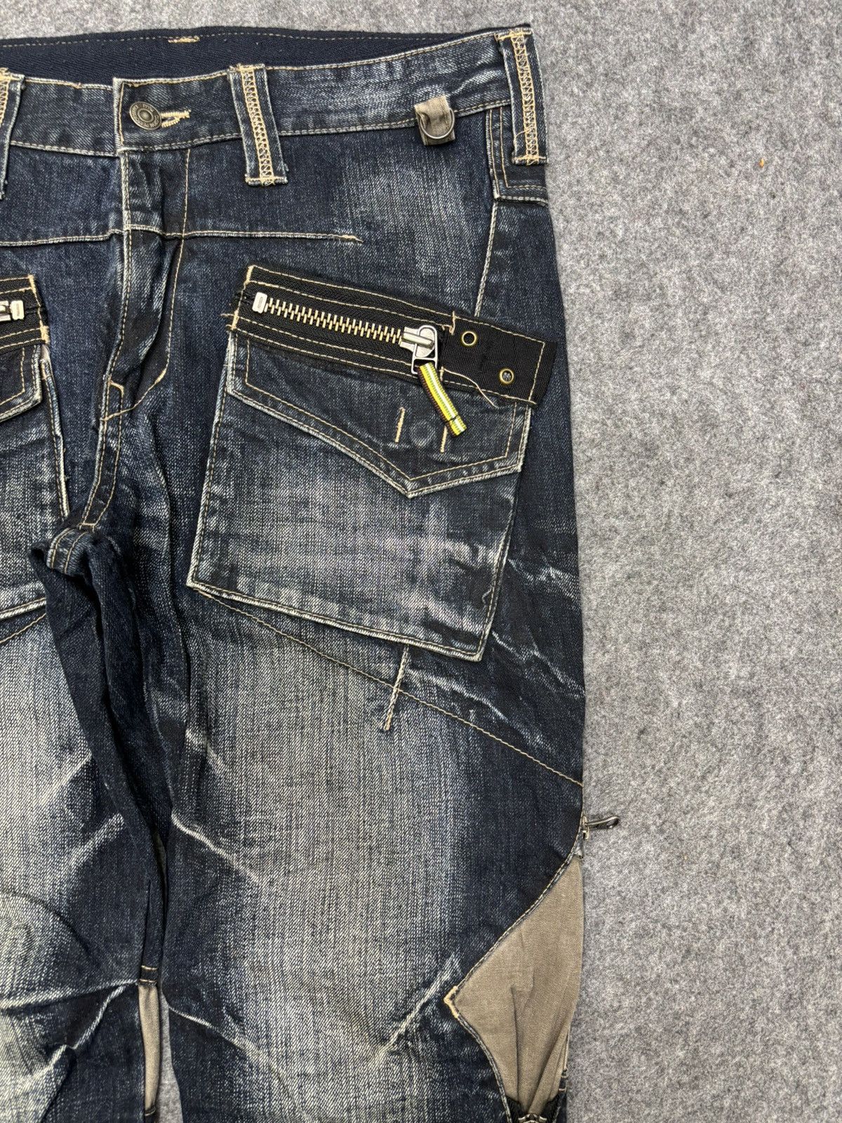 PPFM PPFM Very Rare Archival Skinny Jeans Cool Zipper F631 Size US 32 / EU 48 - 19 Thumbnail