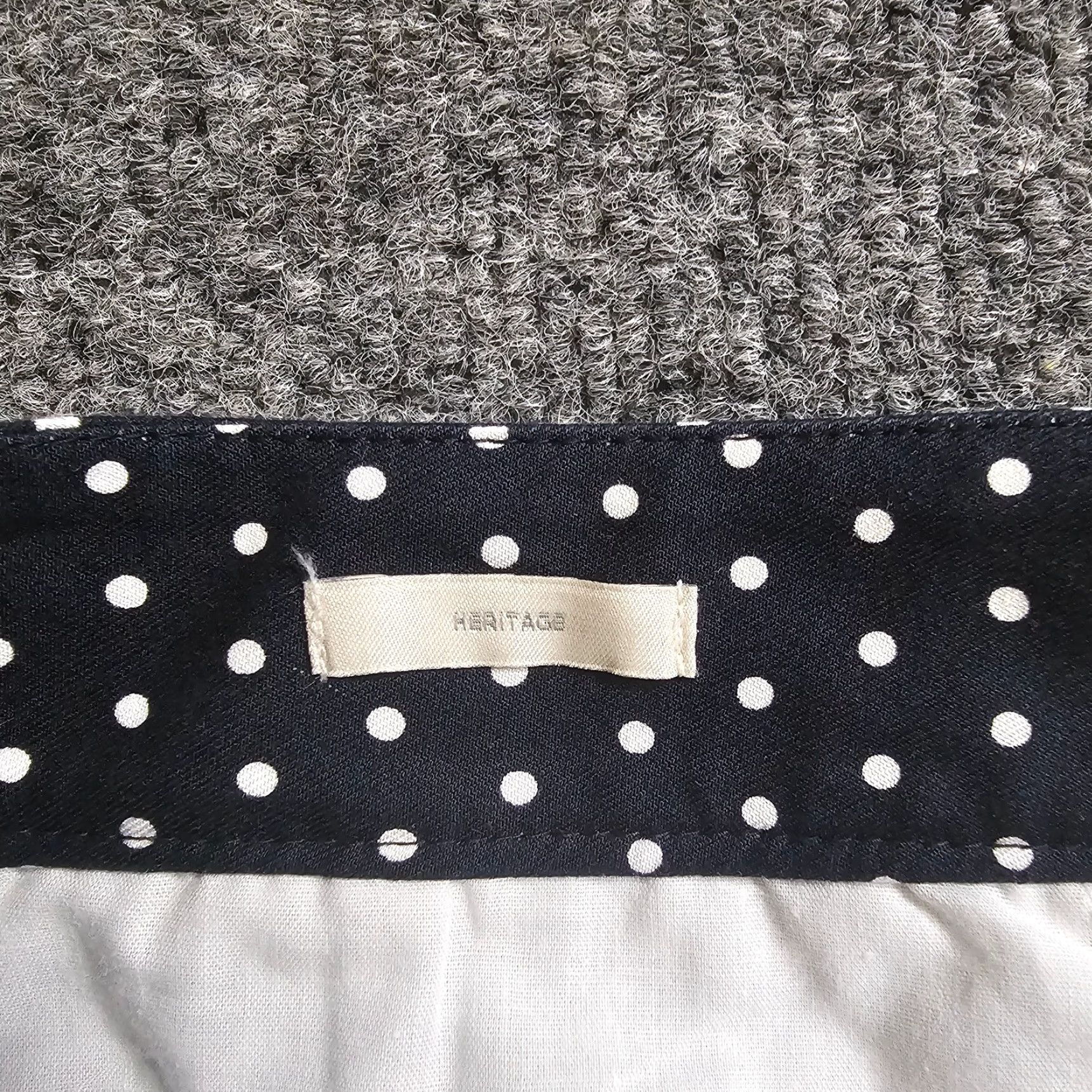 Talbots Talbots Pants Womens 14 Black White Polka Dot Heritage Cropped High Rise Career Size 36" / US 14 / IT 50 - 3 Thumbnail