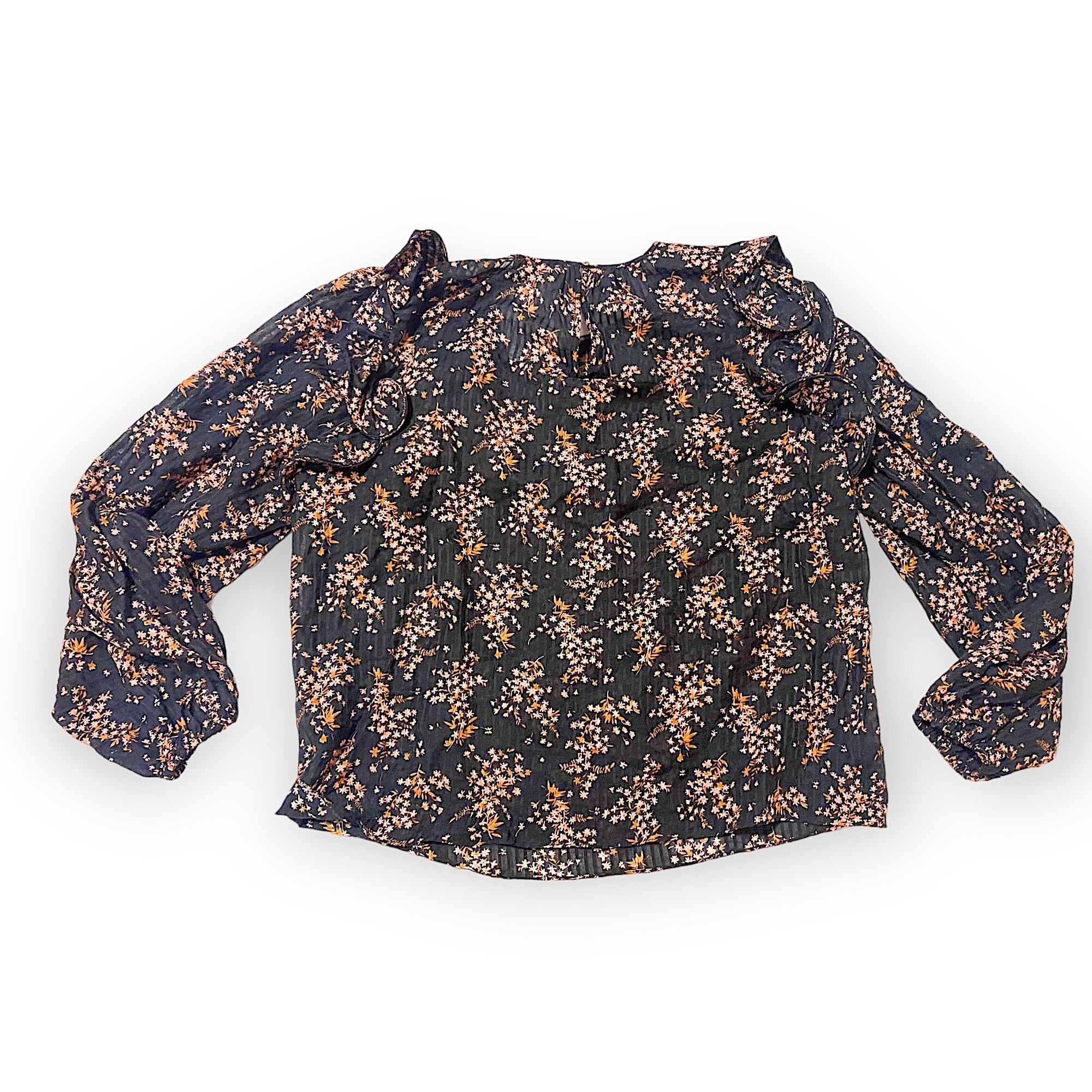 Ulla Johnson Ulla Johnson Medine Floral Balloon Sleeve Blouse, Size 2, Je Size XS / US 0-2 / IT 36-38 - 5 Thumbnail