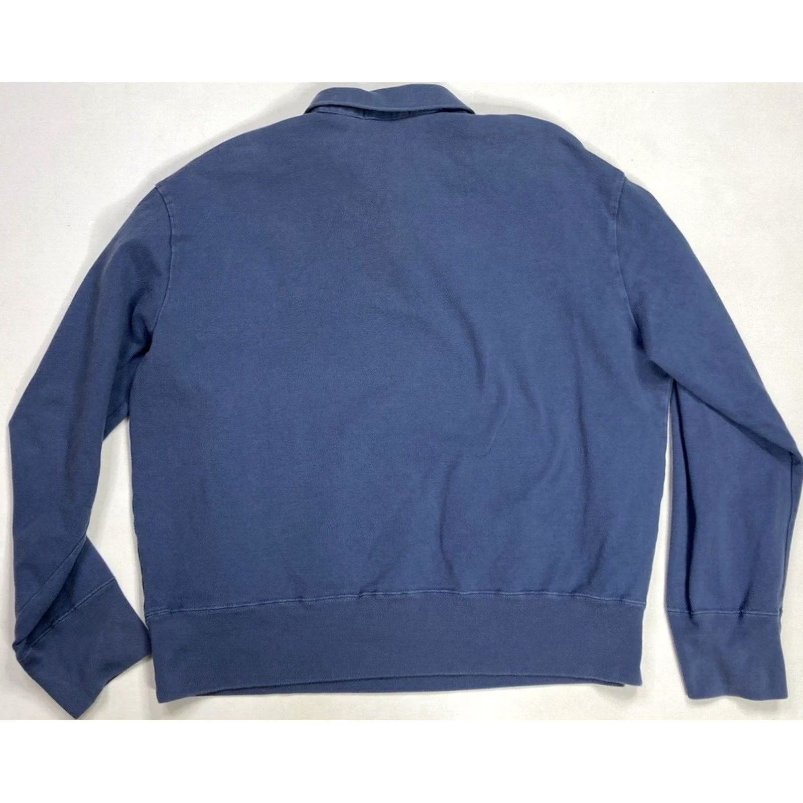 Polo Ralph Lauren Polo Ralph Lauren Sweater 1/4 Zip Collared XL Blue Logo Spellout Men Shirt/Top/ Jumper Size US XL / EU 56 / 4 - 5 Thumbnail