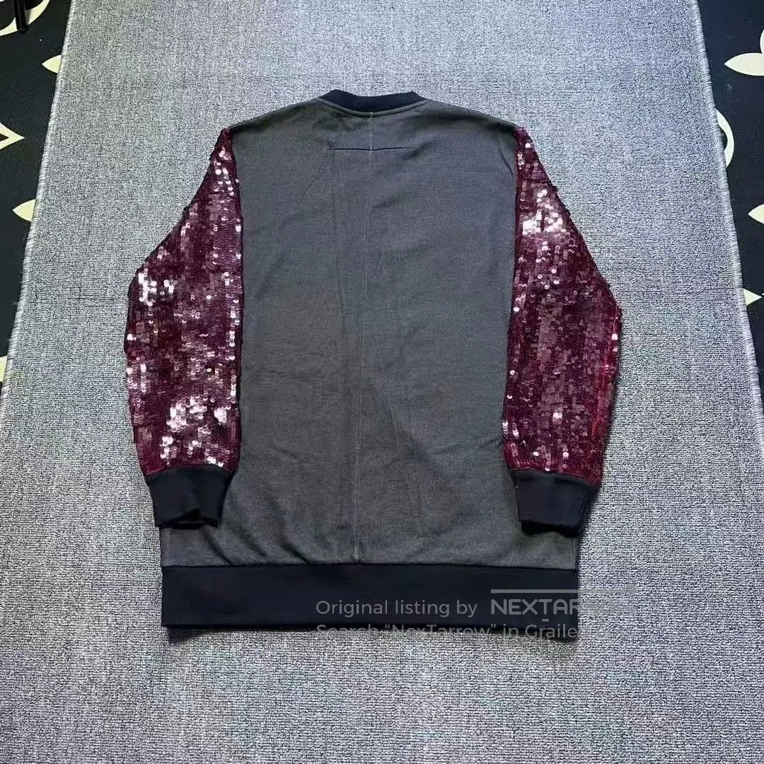 Givenchy givenchy red sequined sleeve sweatshirt t-shirt. Size S / US 4 / IT 40 - 2 Thumbnail