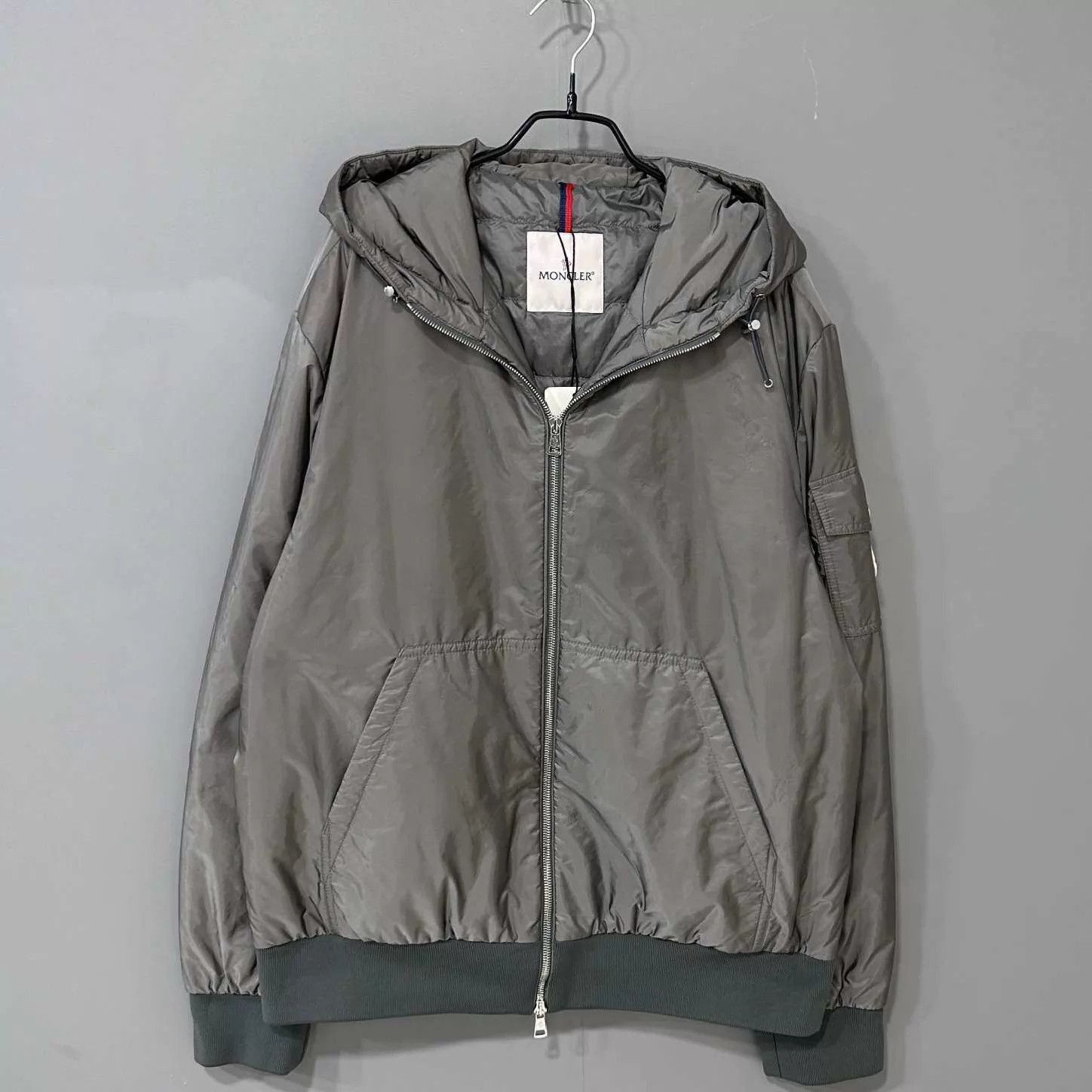 Moncler Gray XL Hooded Light Jacket Size US XL / EU 56 / 4 - 1 Thumbnail