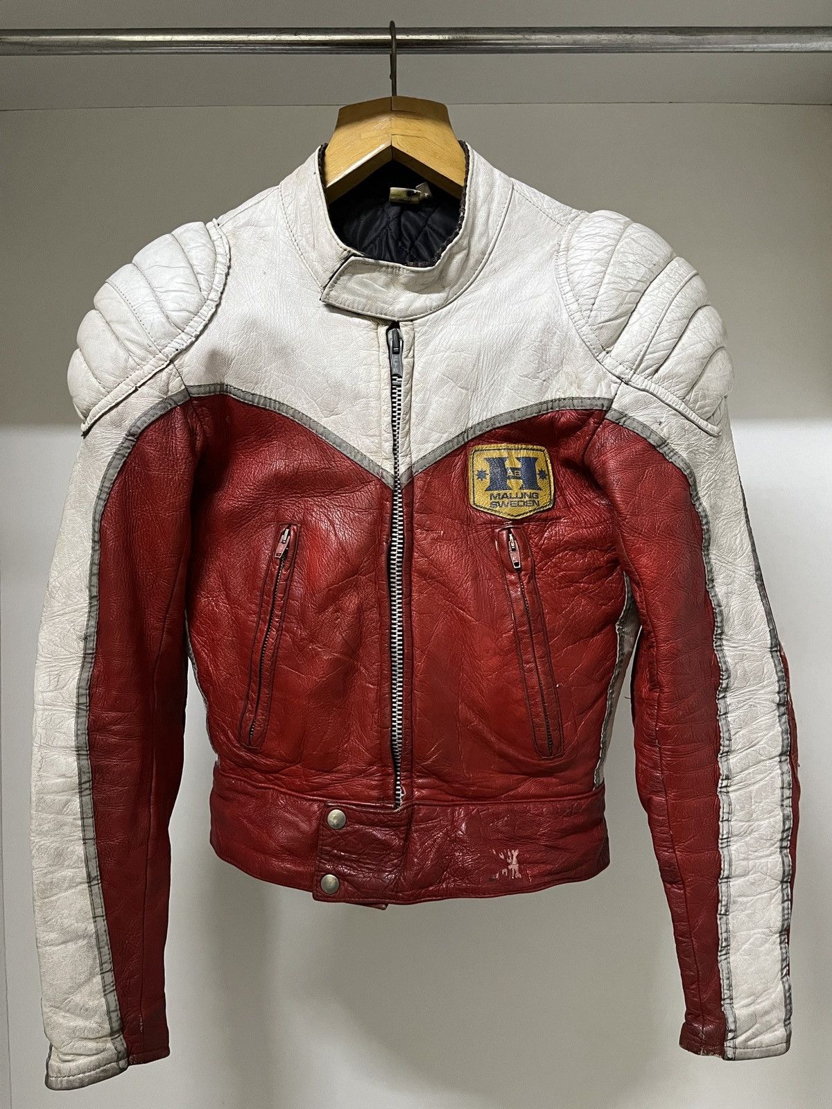 Vintage Vintage 70s Sweden Motorcycle Biker Jacket Size M / US 6-8 / IT 42-44 - 1 Thumbnail