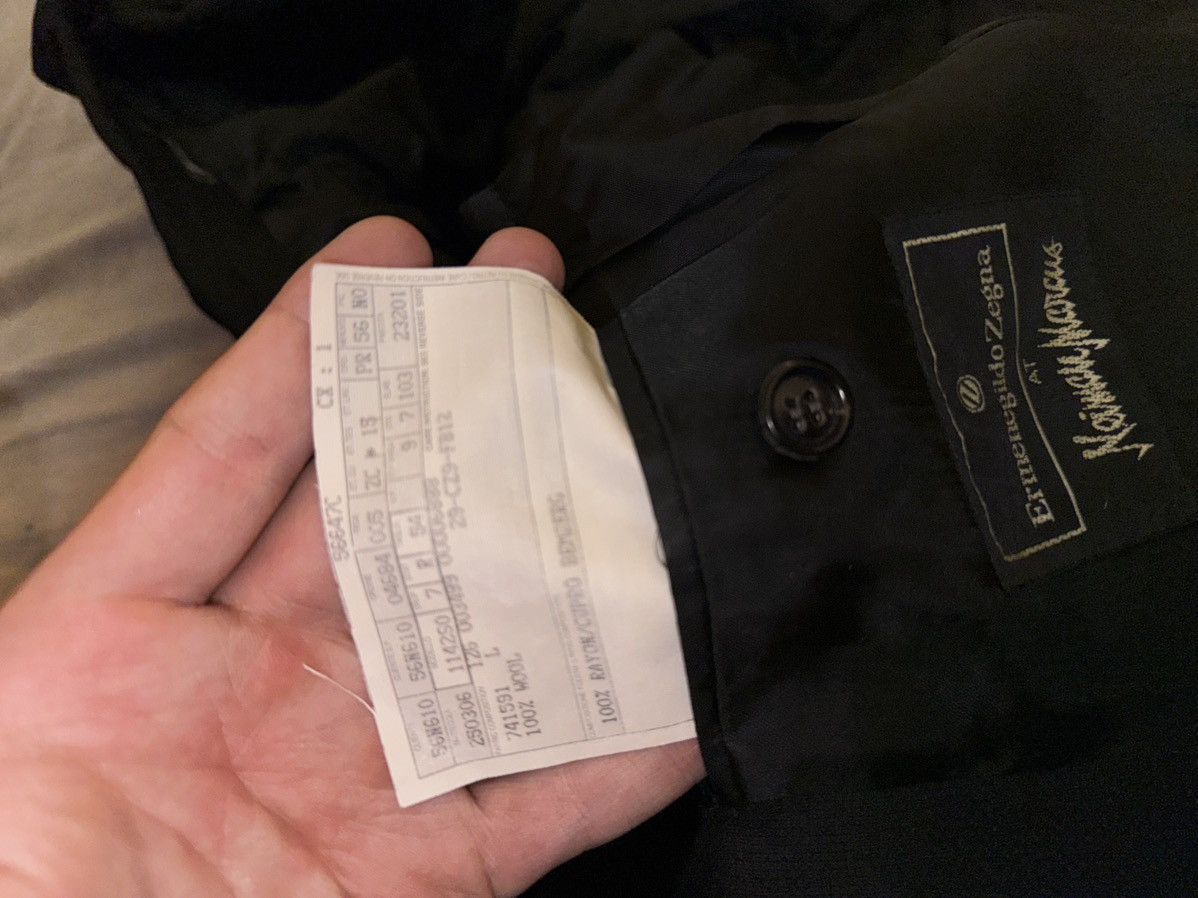 Ermenegildo Zegna Ermenegildo Zegna Black Sport Coat – 44R – 100% Wool Size 44R - 8 Thumbnail