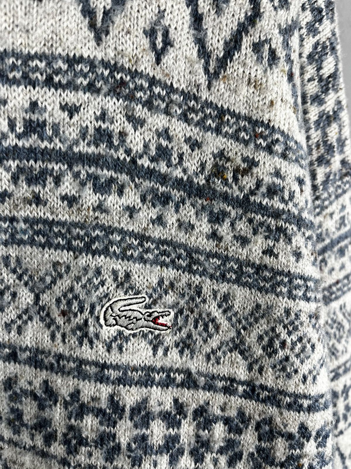 Lacoste × Vintage Lacoste knit sweater vintage 90s Size US L / EU 52-54 / 3 - 3 Thumbnail