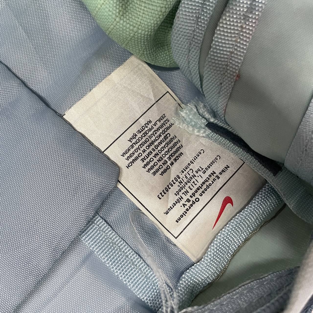 Nike × Vintage VINTAGE 90S NIKE MINI BACKPACK RARE BABY BLUE Size ONE SIZE - 8 Thumbnail