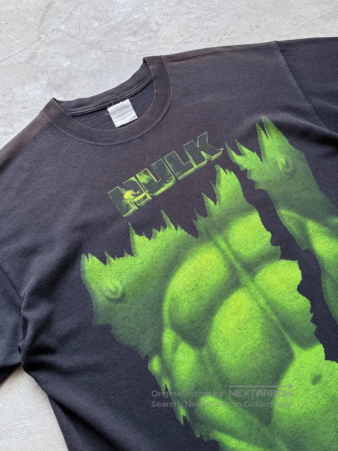 Vintage Vintage 00s Hulk Marvel Movie Tee. Size US L / EU 52-54 / 3 - 4 Thumbnail