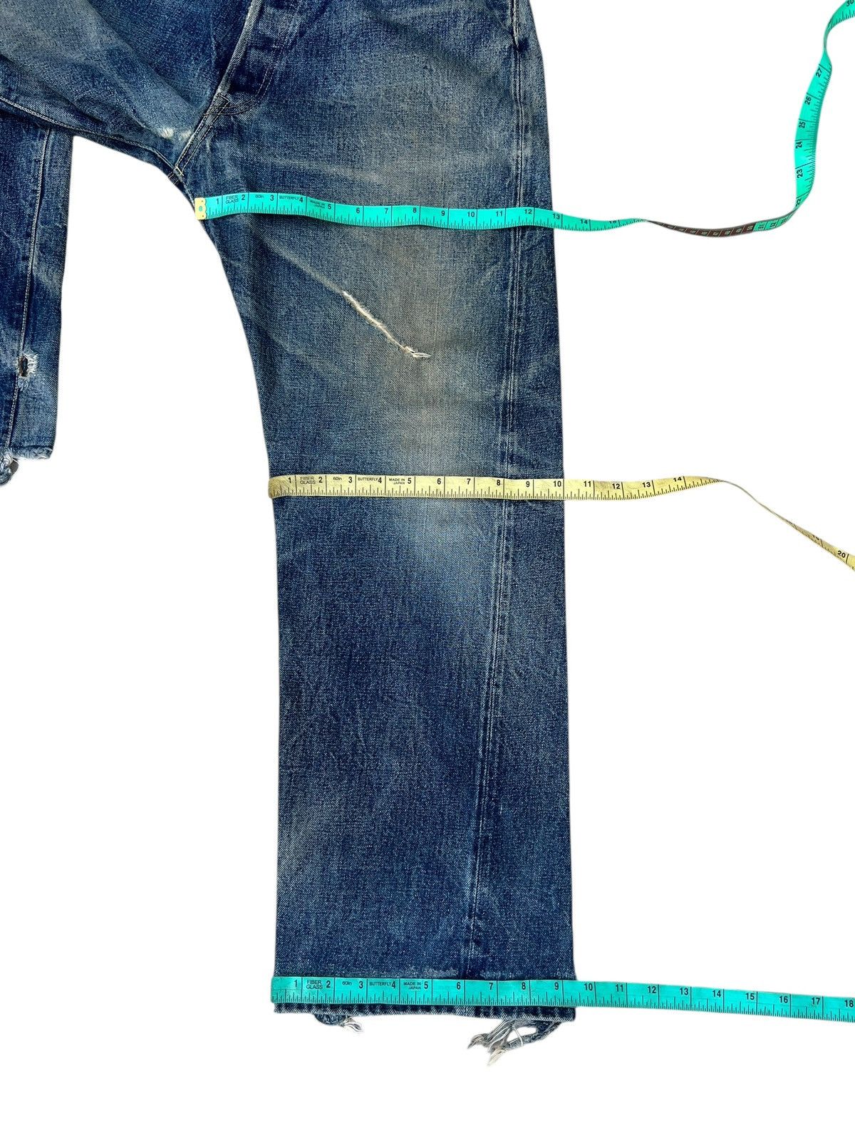 Studio D'Artisan Distressed Studio D’ Artisan SD-101 Denim Selvedge Jeans Size US 32 / EU 48 - 5 Thumbnail