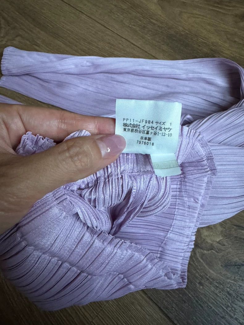Issey Miyake issey miyake size:1 Purple pleated pants Size 42" / US 20 - 2 Thumbnail