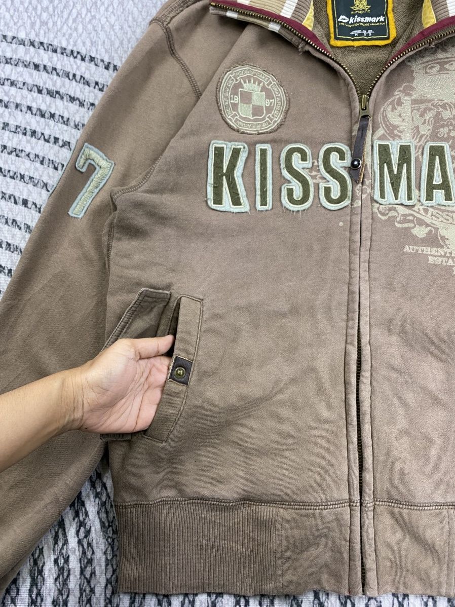 Japanese Brand Vintage Kissmark Big Spellout Patches Fullzip Jacket Size US M / EU 48-50 / 2 - 8 Thumbnail