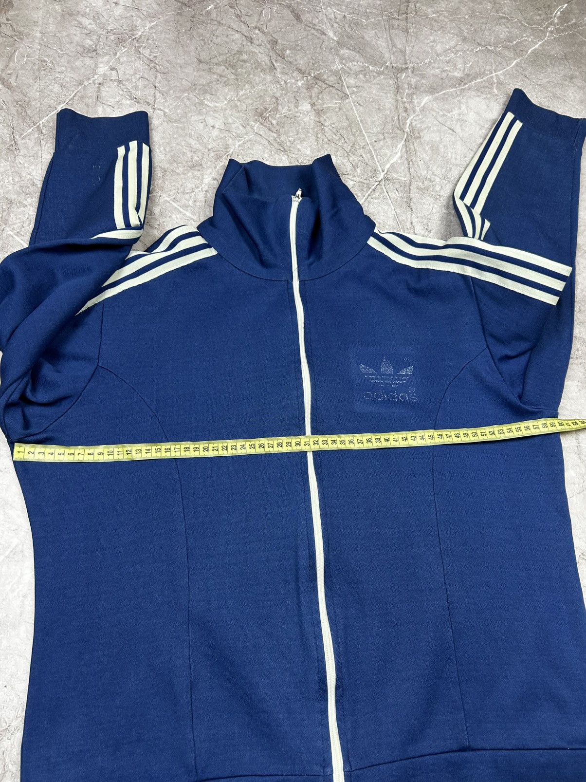 Adidas Adidas trefoil 1970s full striped zip-up track jacket Size US L / EU 52-54 / 3 - 11 Thumbnail