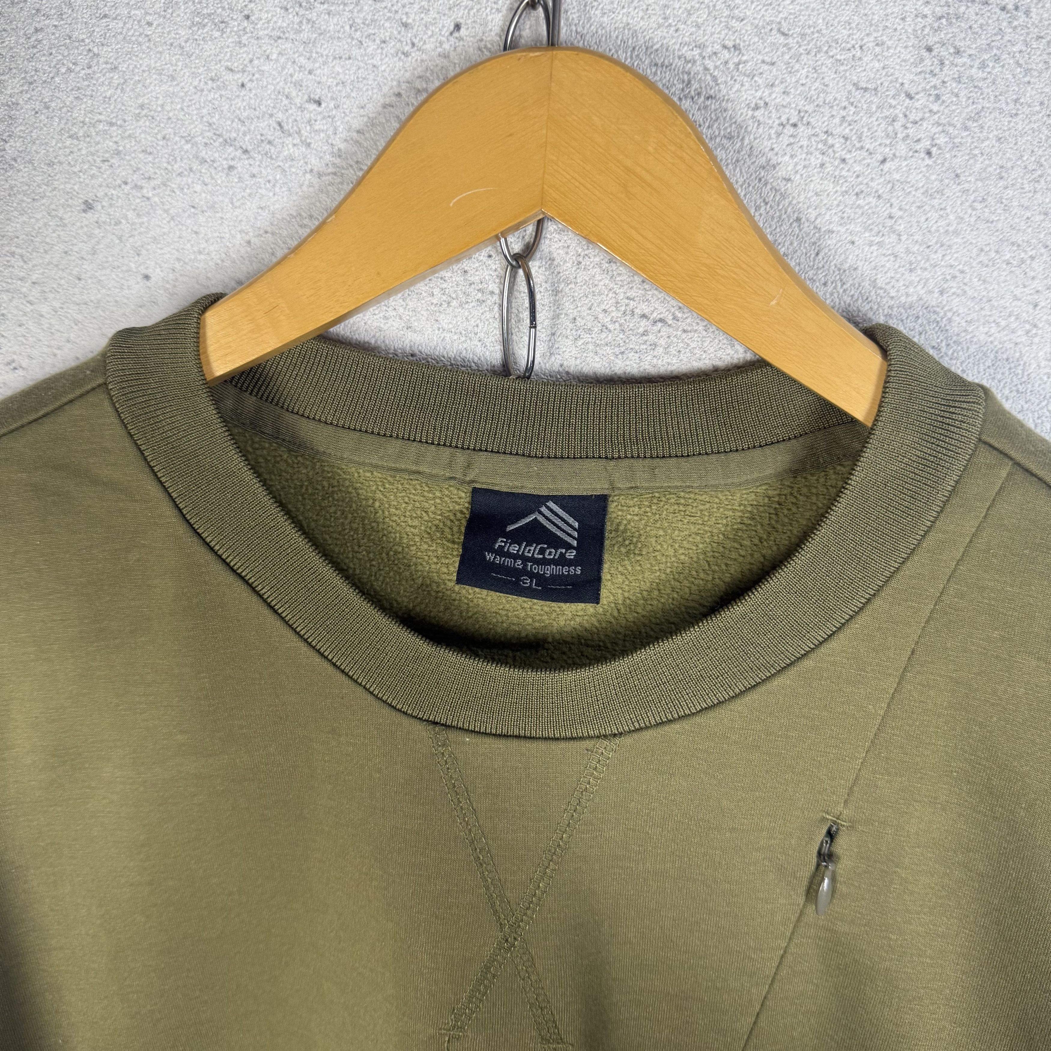 Japanese Brand Fieldcore Utility Sweatshirt Crewneck Size US XL / EU 56 / 4 - 5 Thumbnail
