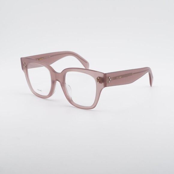 Celine Celine CL50110U 045 Eyeglasses Shiny Light Brown 52mm Square Size ONE SIZE - 7 Thumbnail