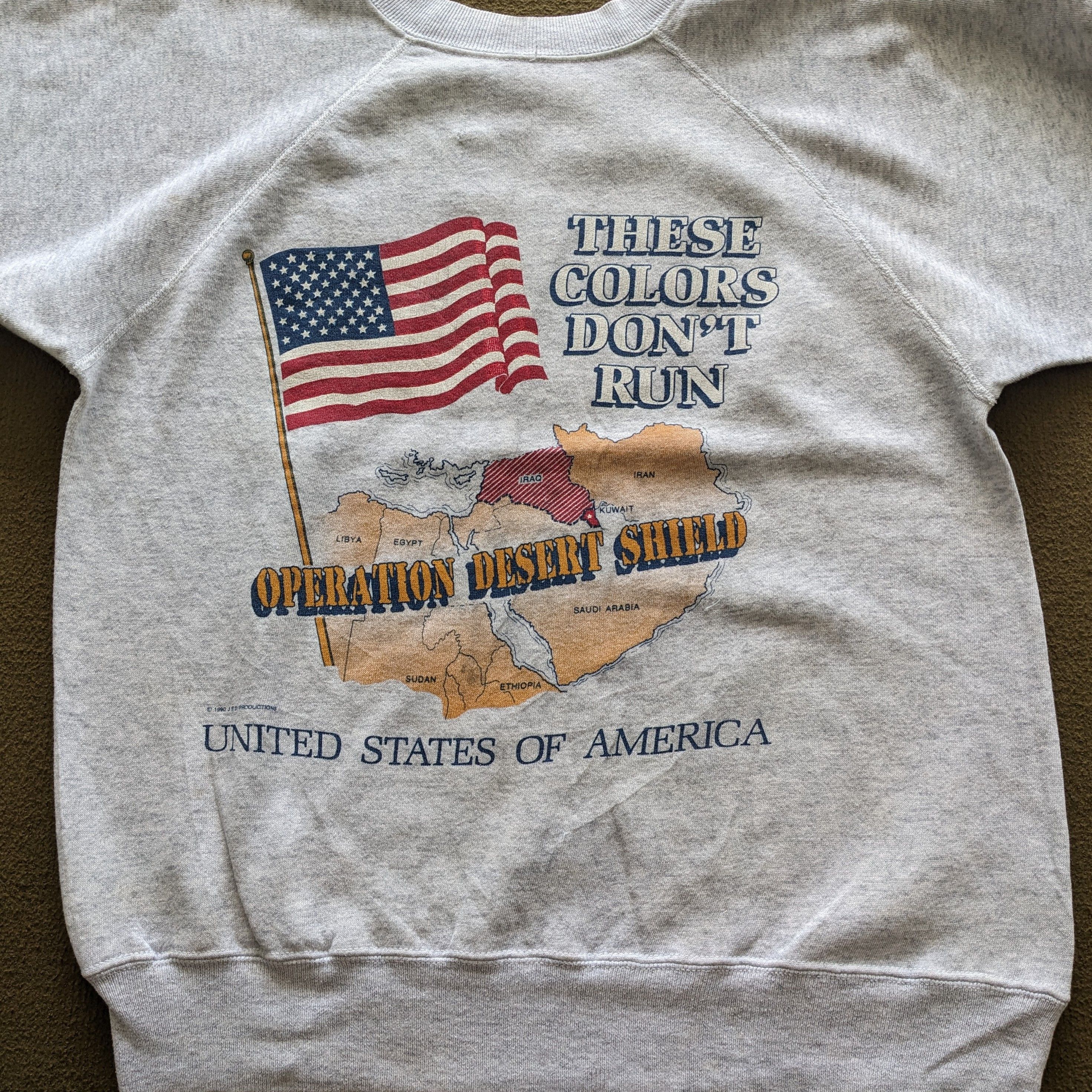 Vintage Vintage United State Of American Sweatshirt Size US M / EU 48-50 / 2 - 2 Thumbnail