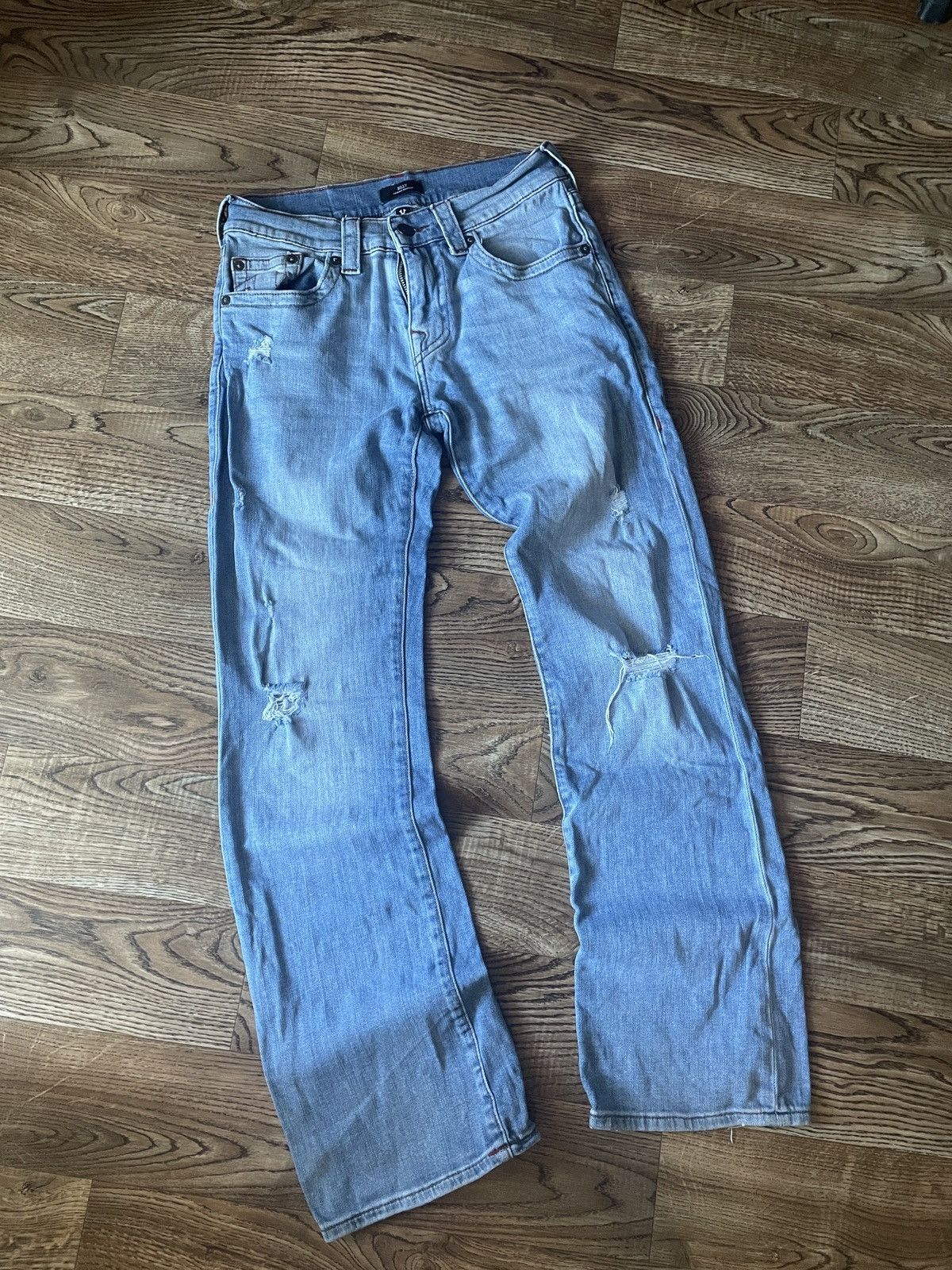 True Religion True Religion Jeans Chief Keef Very Rare Y2K Wide Distressed Size US 29 - 6 Thumbnail