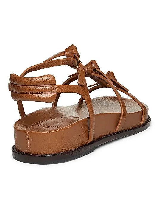Alexandre Birman os11x0326 Slim Lolita Leather Sandals in Brown Size US 7 / IT 37 - 3 Thumbnail