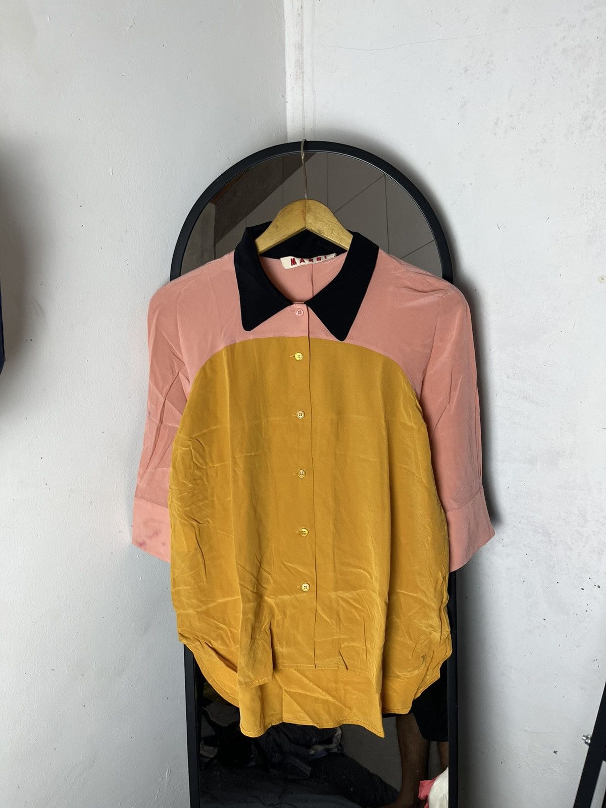 Marni Marni button ups shirt /prada/versace/dior/ Size S / US 4 / IT 40 - 1 Thumbnail