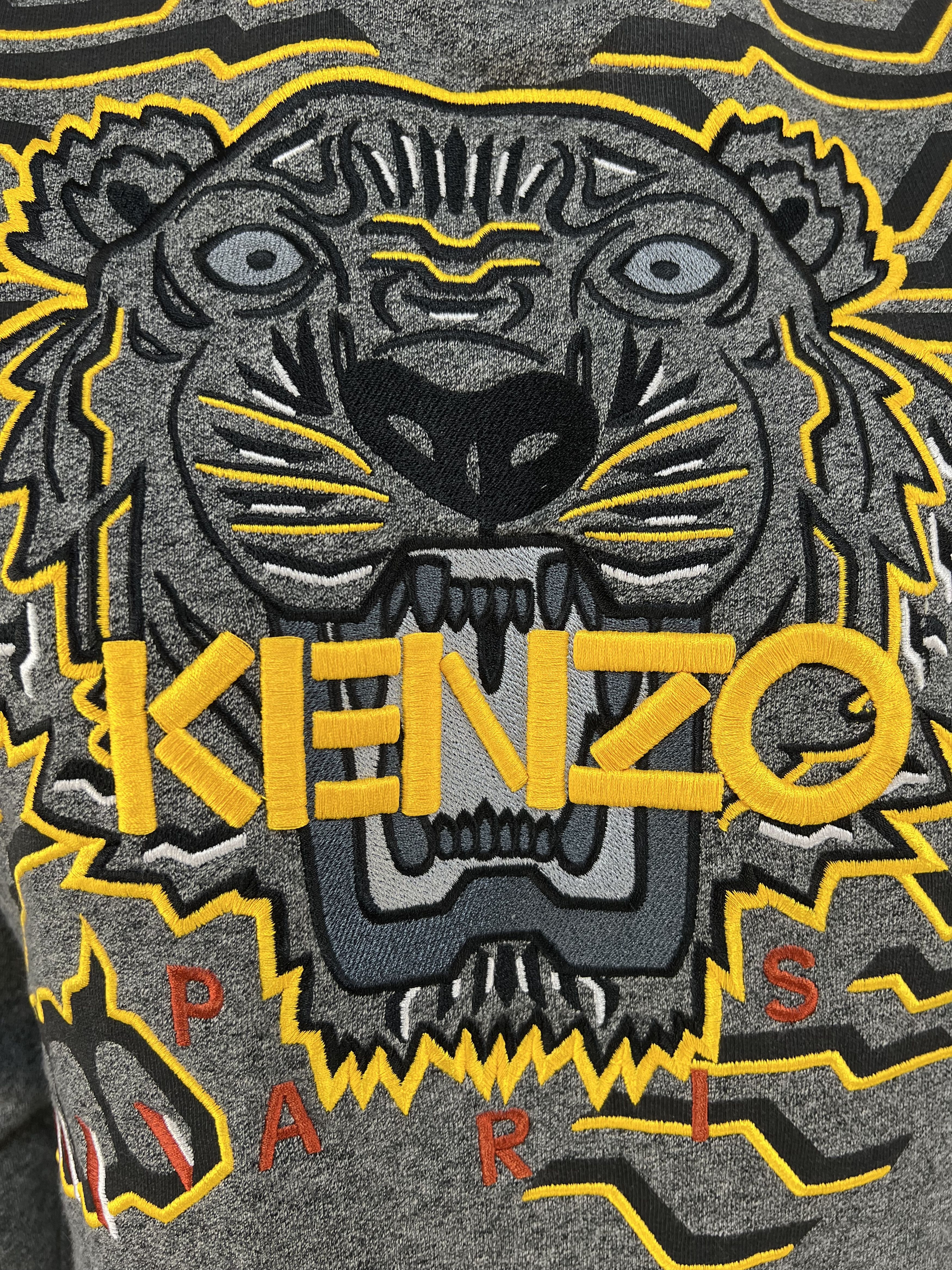 Kenzo Kenzo Women’s Gray Sweatshirt Tiger Big Logo Size M Size M / US 6-8 / IT 42-44 - 5 Thumbnail