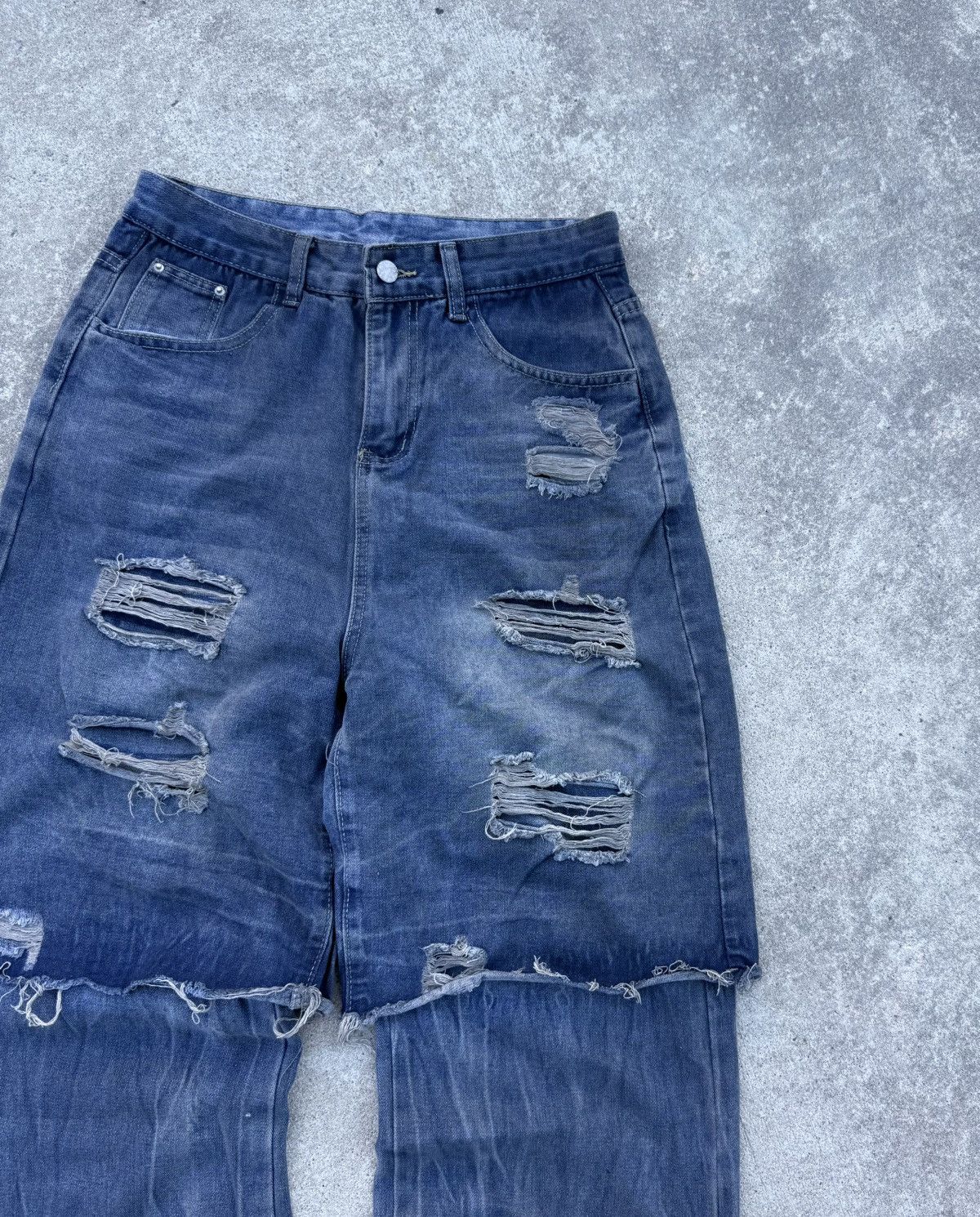Other Vintage Y2K avantgarde streetwear opium wide swag jeans Size US 34 / EU 50 - 7 Thumbnail