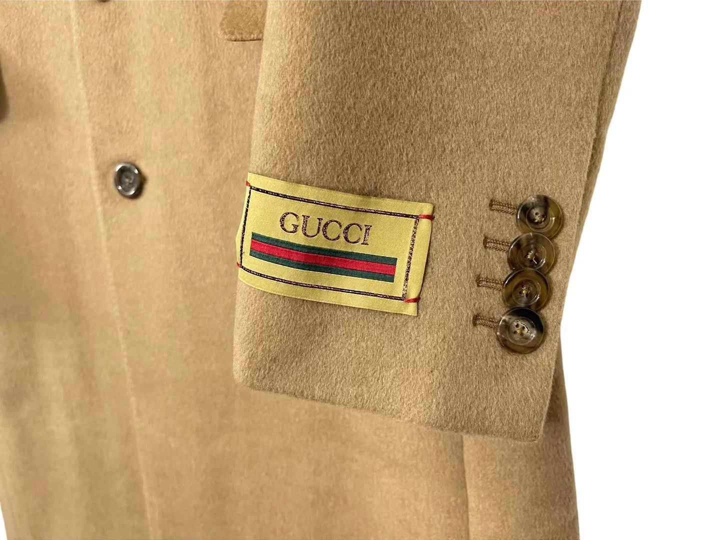 Gucci Gucci Aria Runway Camel Hair Sleeve Label Overcoat 46 New Size US S / EU 44-46 / 1 - 2 Thumbnail