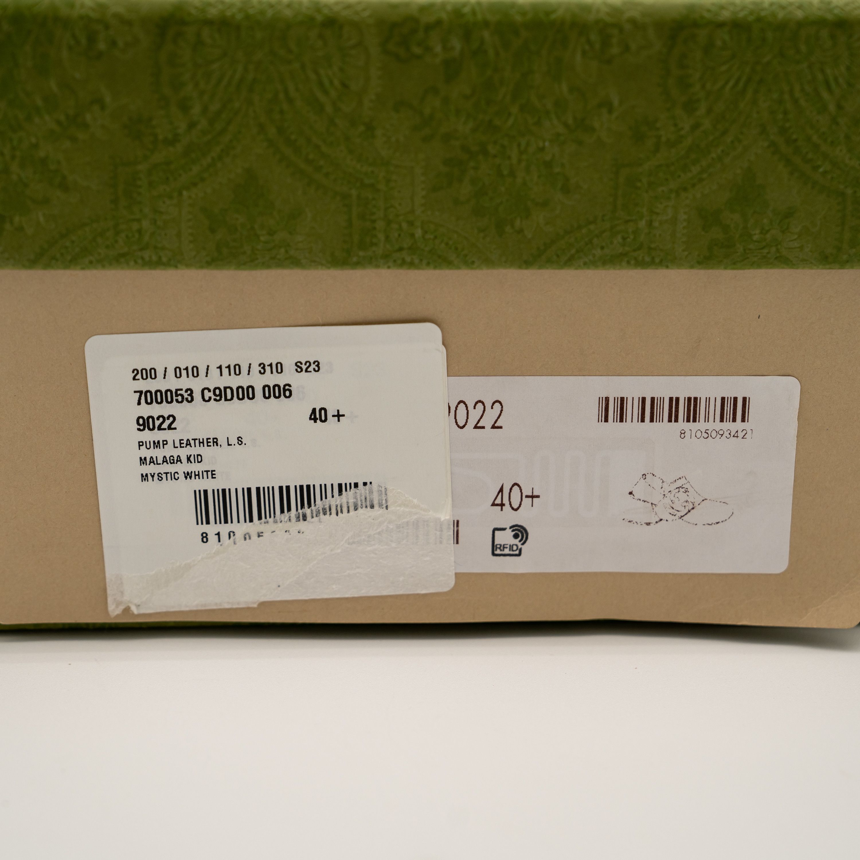 Gucci 40.5G 10.5 US Gucci Blondie Pump White GG Heels Leather Size US 10.5 / IT 40.5 - 11 Thumbnail