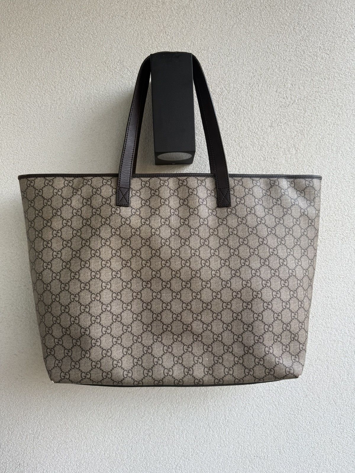 Gucci Gucci Tattoo Rose & Heart GG Supreme Large Tote Size ONE SIZE - 5 Thumbnail