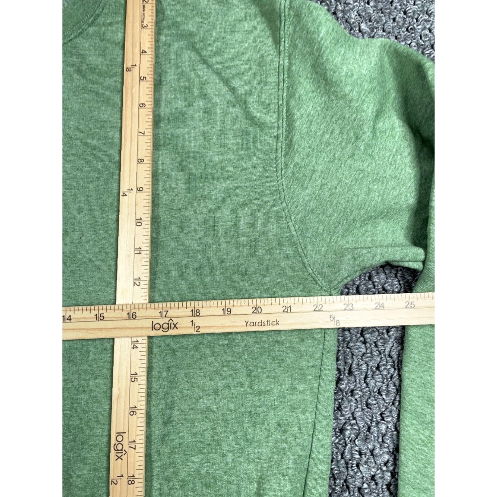 Vintage Vintage Retro Music Embroidered Sweatshirt Adult XL Marled Green Crewneck Size US XL / EU 56 / 4 - 6 Thumbnail