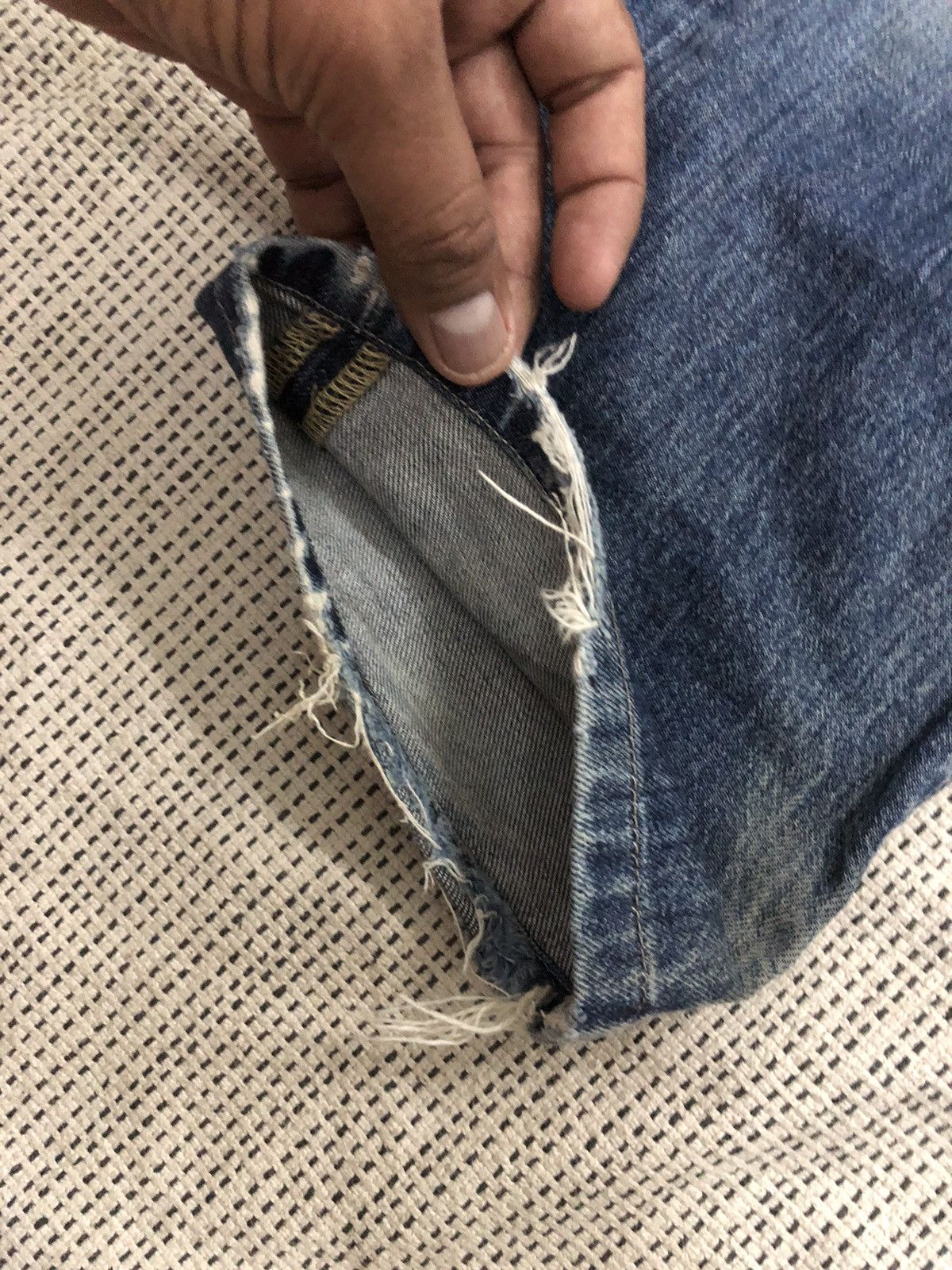 Kaihara Denim × Uniqlo Vintage Distressed Uniqlo Denim kaihara w32 Size US 32 / EU 48 - 7 Thumbnail