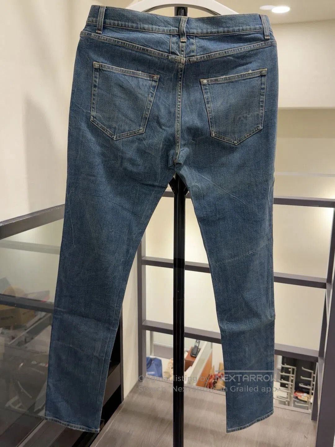 Saint Laurent Paris Saint Laurent Slim-Fit Denim Jeans Size 32. Size US 32 / EU 48 - 4 Thumbnail