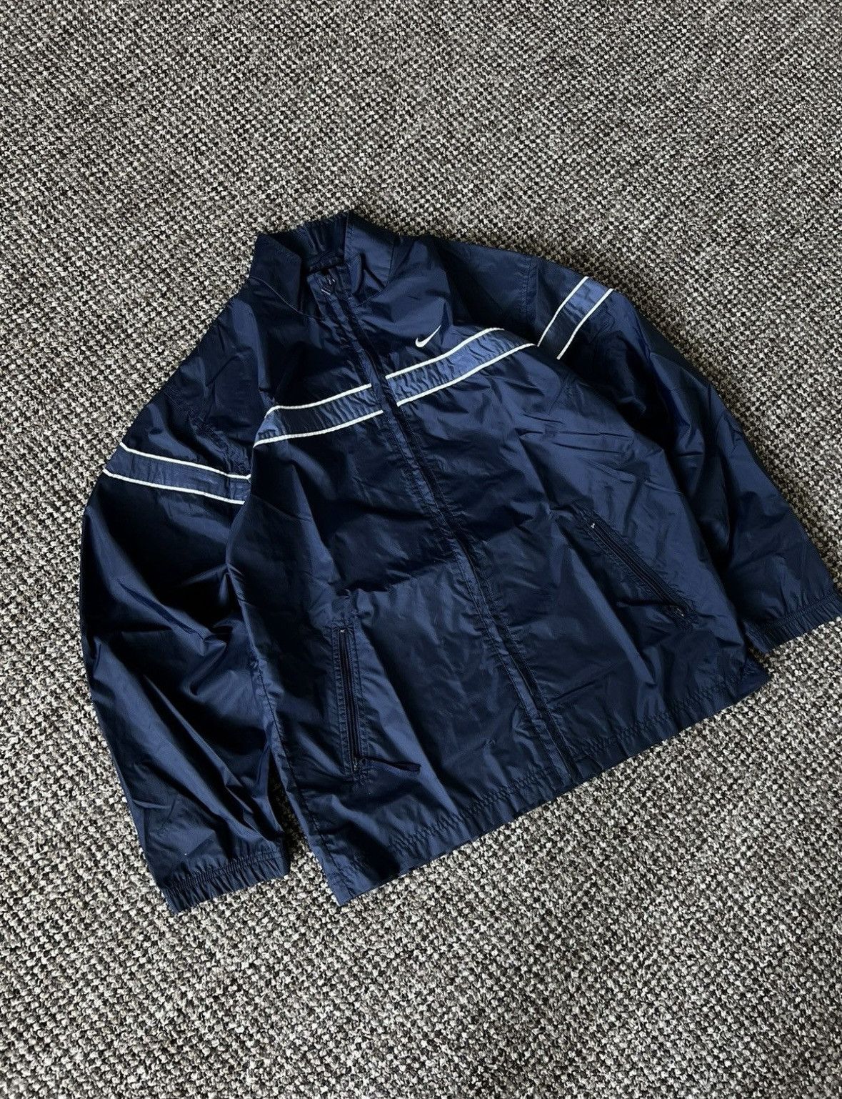 Vintage Nike Vintage Jacket Y2K Drill Mini Logo Size US S / EU 44-46 / 1 - 3 Thumbnail