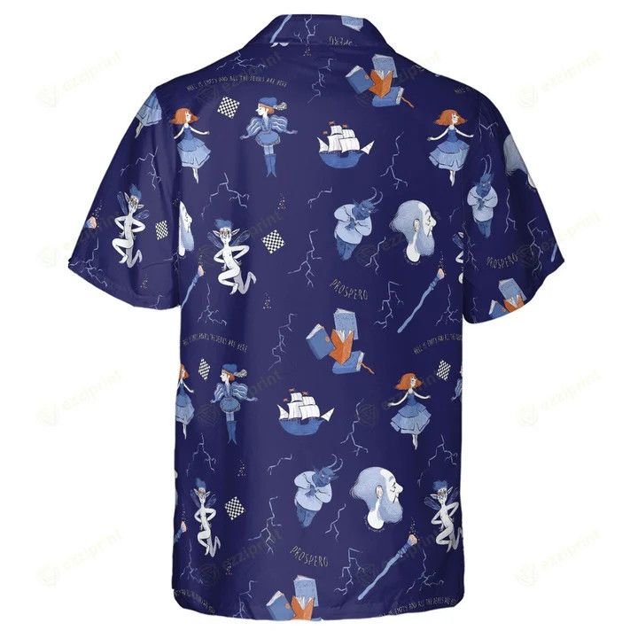 Other THE TEMPEST PATTERN SHAKESPEARE HAWAIIAN SHIRT Size US L / EU 52-54 / 3 - 4 Thumbnail