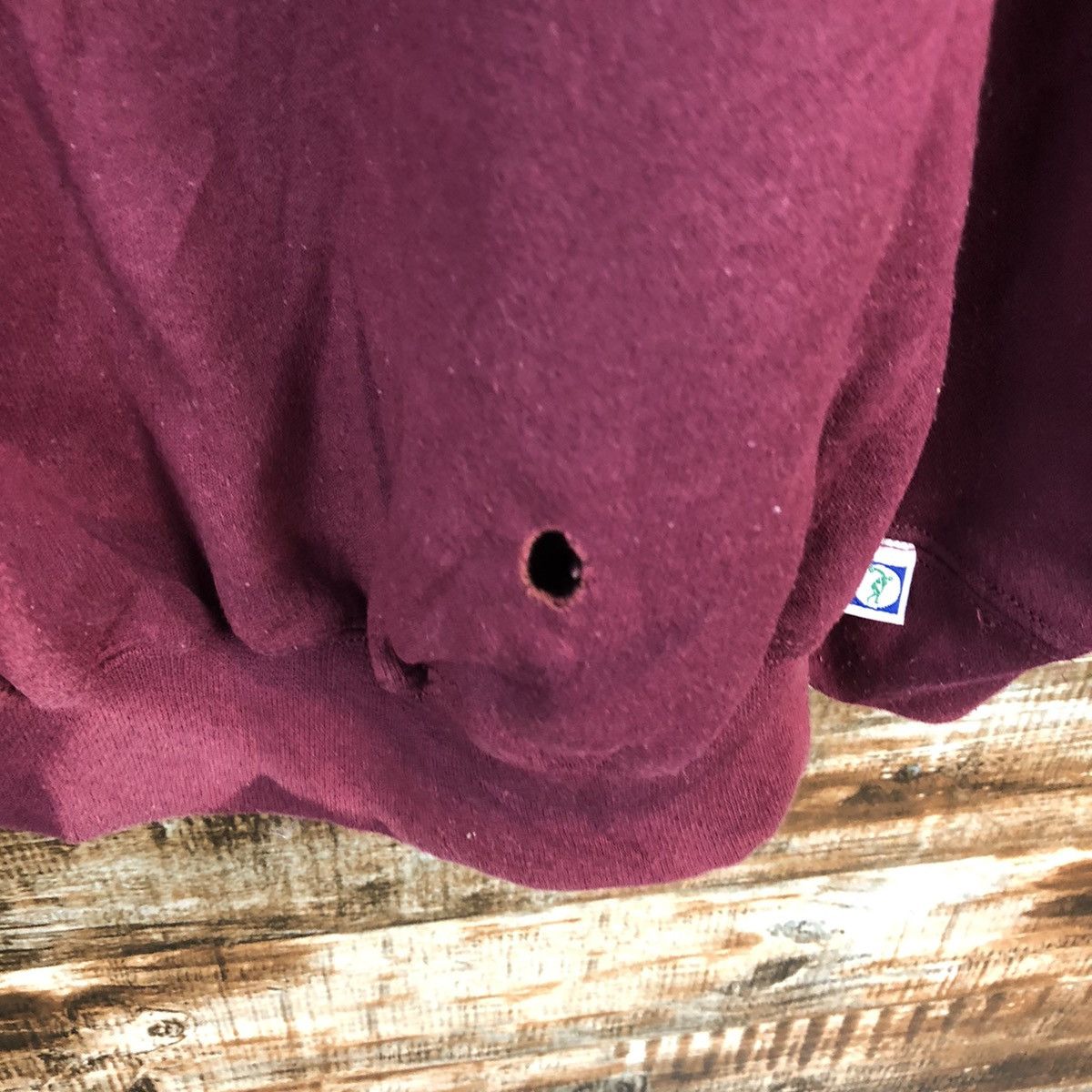 Japanese Brand × Vintage Discuss Athelitic Maroon Sweatshirt #A1915 Size US L / EU 52-54 / 3 - 9 Thumbnail