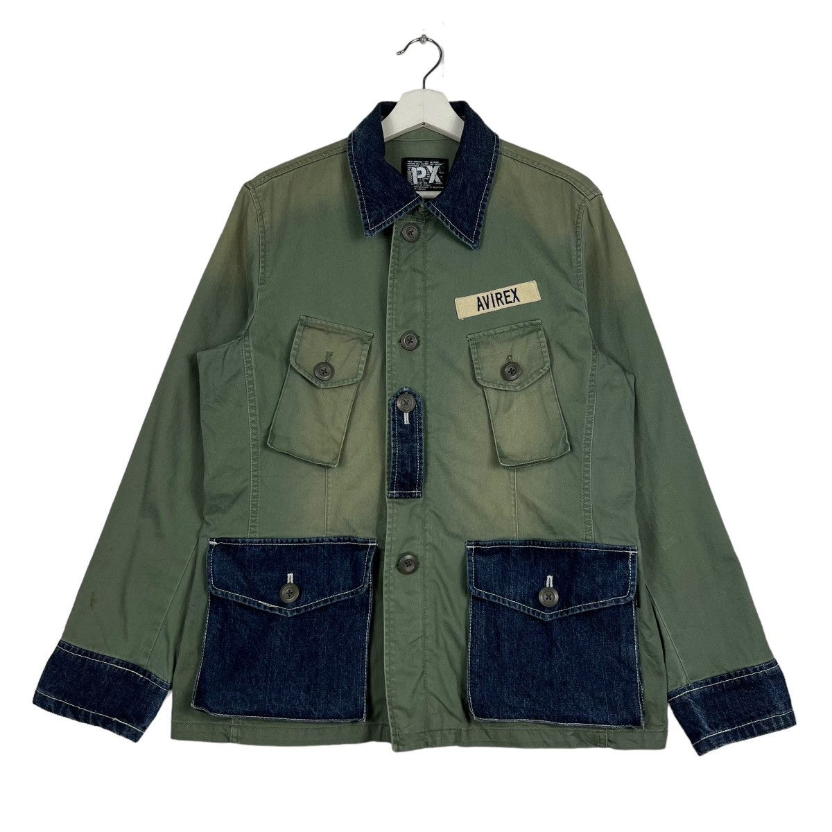 Avirex 🔥 AVIREX REBUILD MILITARY JACKET Size US L / EU 52-54 / 3 - 1 Thumbnail