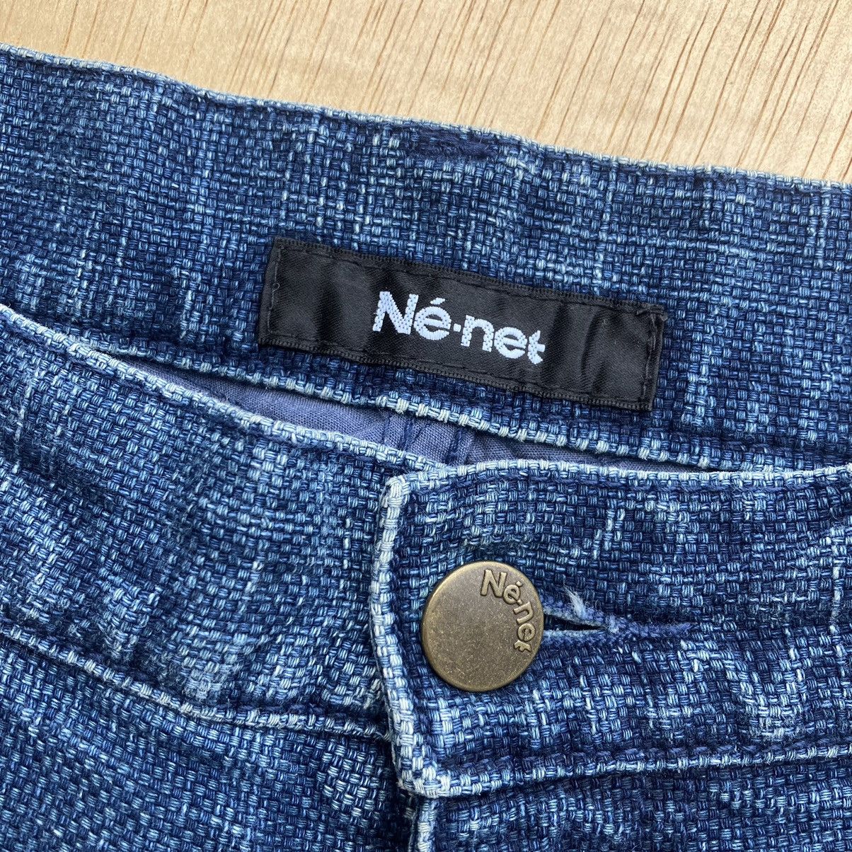 Issey Miyake × Japanese Brand × Ne-Net NE-NET DENIM DROP CROTCJLONG PANTS Size US 32 / EU 48 - 4 Thumbnail