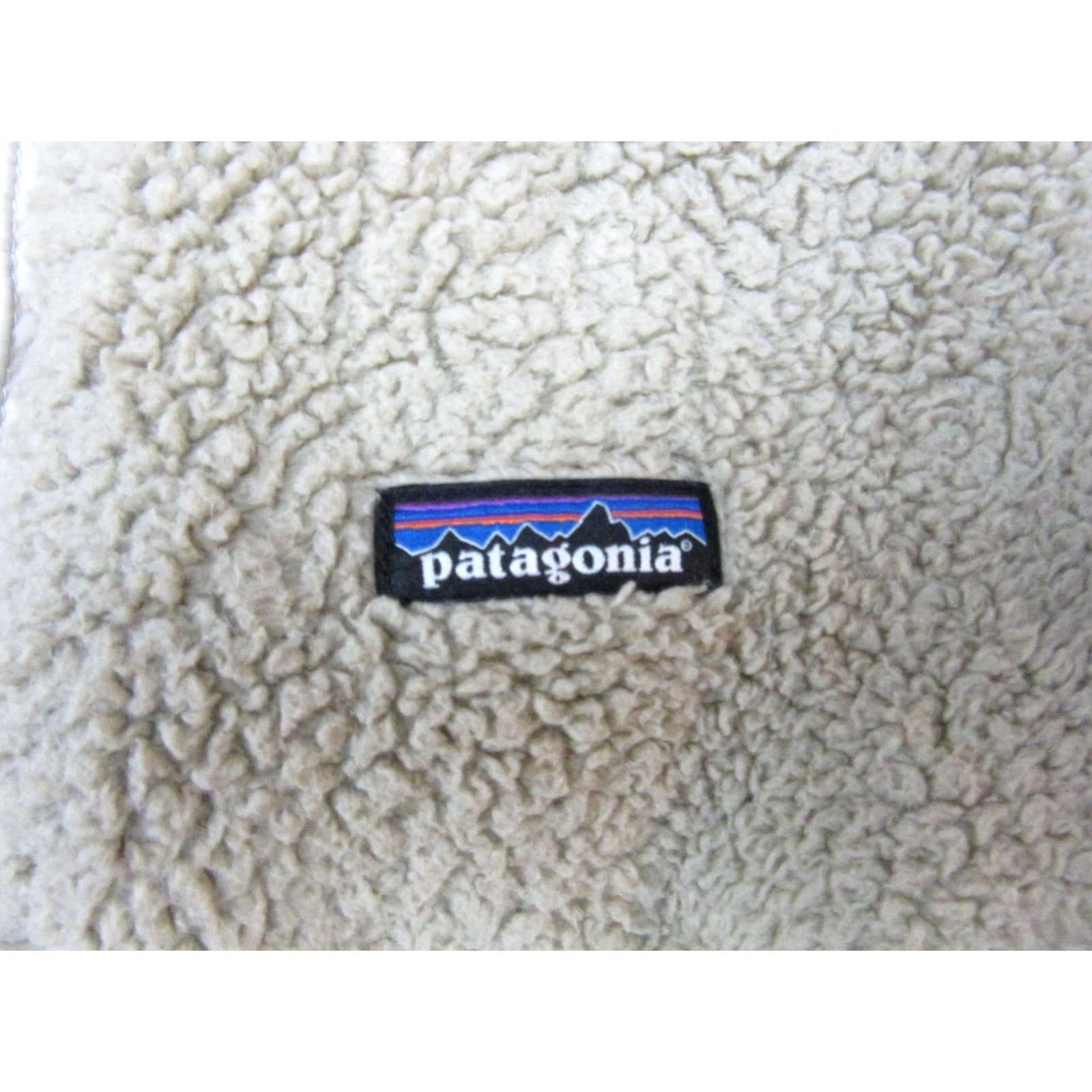 Patagonia Patagonia Vest Womens Medium Beige Los Gatos Sherpa Fleece Mock Neck Zip Size M / US 6-8 / IT 42-44 - 3 Thumbnail