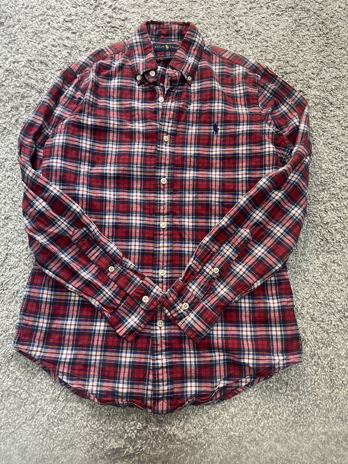 Ralph Lauren × Vintage RALPH LAUREN VINTAGE CHEKERED PLAID SHIRT SIZE XS Size XS / US 0-2 / IT 36-38 - 7 Thumbnail