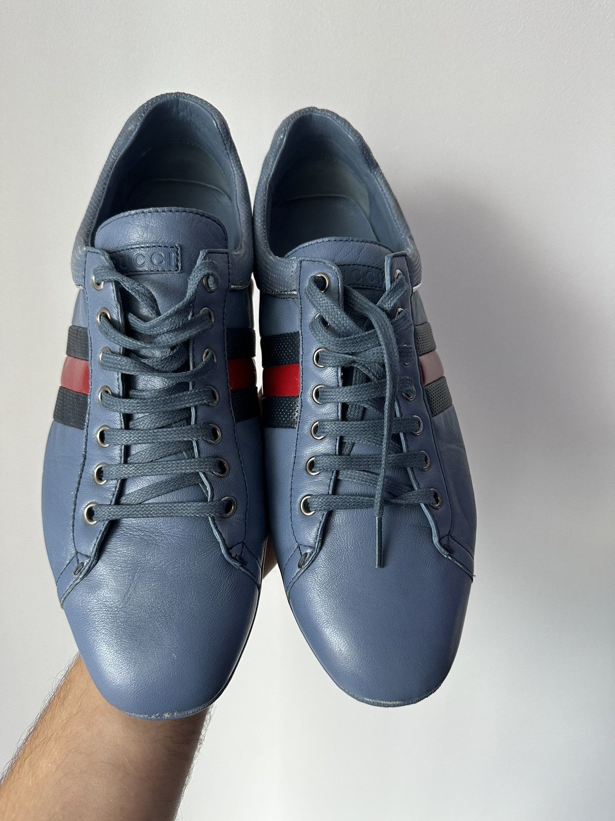 Gucci GUCCI Driver lace up leather sneakers Europe Exclusive Size US 11 / EU 44 - 6 Thumbnail